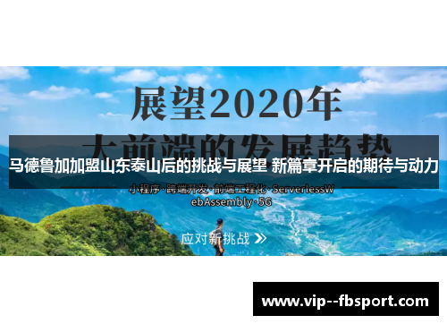 马德鲁加加盟山东泰山后的挑战与展望 新篇章开启的期待与动力